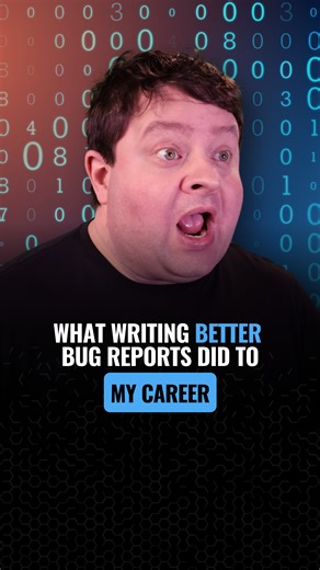 What writing better bug reports did to my career. 👉 Learn real skills for your career in tech, explore our courses on skillfoundry.io #coding #programming #learntocode #developer #programmingbeginner #mentorship
