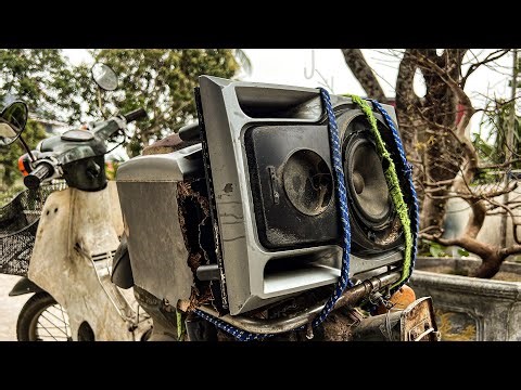 The Restoration A Pair Of Speakers By A Skilled Craftsman // Amazing Speaker Restoration Project