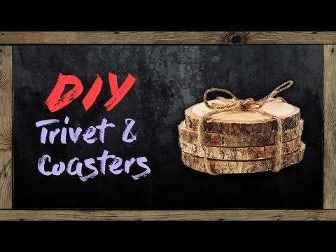 How to make easy Wooden Trivets & Coasters | DIY | Ketaki Haldipurkar