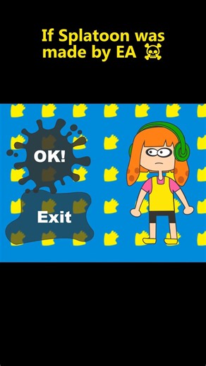 Splatoon But Made By EA #splatoon #shorts #animation #splatoon3 #nintendo
