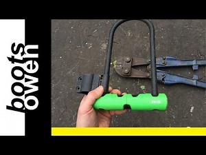 Abus 410 Bike U lock | 2 seconds and your bike is gone! | Real test versus bolt cutters! | Review.