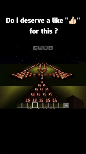 Minecraft satisfying long domino effect