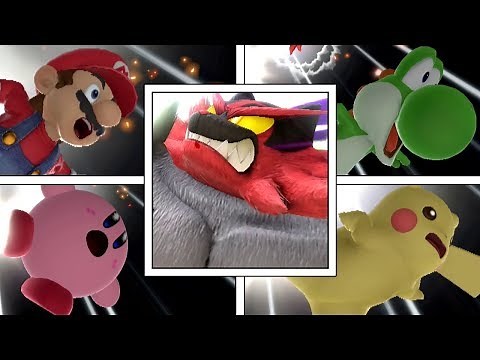 Every Character Destroyed By Incineroar's Final Smash In Super Smash Bros Ultimate
