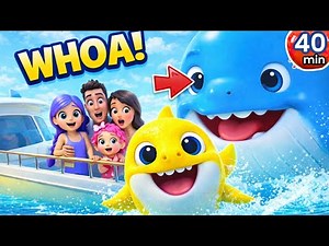 Baby Shark Doo Doo Doo… GIANT WHALE Appears! 🐳🦈 | Kids Songs