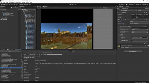 [Unity教程]-HDRP高清渲染管线 HDRP中的自定义通道架构（教程）