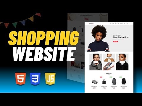 Build a Responsive eCommerce Website from Scratch | HTML CSS JavaScript Tutorial 2025