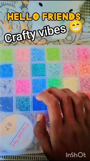 "Get crafty with me! 🎨DIY Bracelet Tutorial Part 5/50!💕#DIY#BraceletMaking#HandmadeJewelry#Crafting"