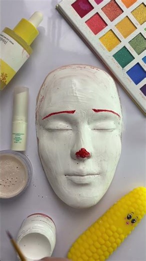 Sweet or Scary? Clown makeup #asmr #clown #makeup #transformation #beauty #cosmetics