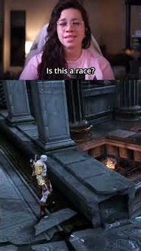 Hermes talks trash then sprints for his life 🏃‍♂️ #GodOfWar3 #Shorts