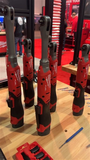 Milwaukee Tool showing off their M12 Fuel Ratchets and Extended Reach Ratchets at SEMA! #ptrmil25 #SEMA2025 | Pro Tool Reviews