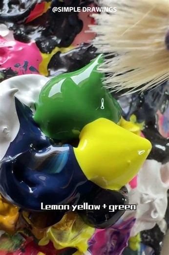 Super relaxing and healing spring scenery#painting#acrylicpainting #shors