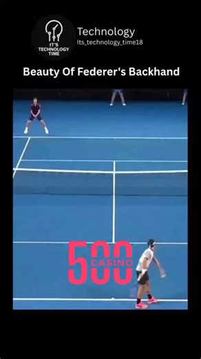Technology on Instagram: "The beauty of Federer’s backhand lies in its effortless elegance — a single smooth swing that sends the ball gliding with precision and power. His timing, footwork, and fluid motion make every backhand look like art in motion, turning a simple stroke into one of tennis’s most iconic sights. Hashtags: #FedererBackhand #TennisElegance #PureClass #GOATMoves #EffortlessSkill #TennisArt #RogerFederer"