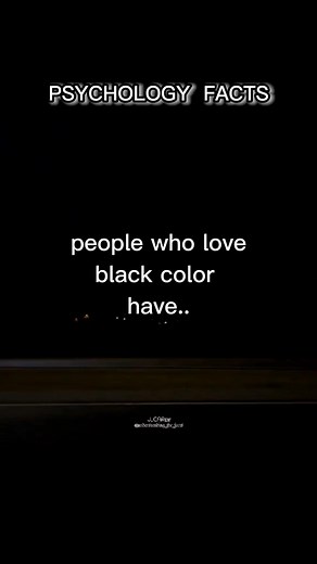 Psychological Meaning of Black Color: Facts and Insights