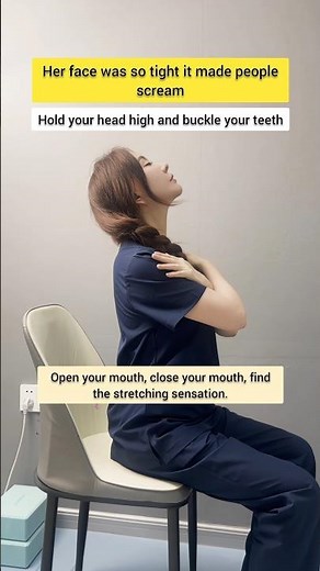 HomeWorkout for a perfect jawline by Workout Motion — easy to learn and follow #fitness