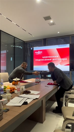 Fanchen windows and doors on Instagram: "A cooperation agreement has been reached. We hope Fanchen doors and windows will add a beautiful highlight to the projects in Uzbekistan. 🤝#window #aluminum #fanchen #factory #architecture"