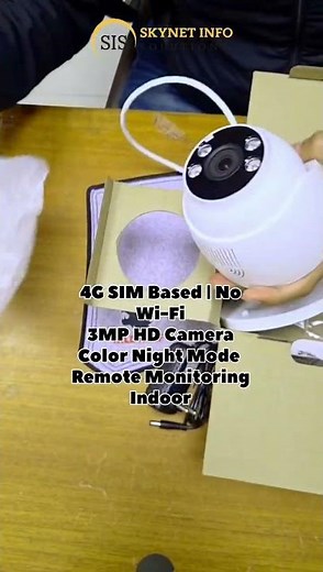 Secure your home, office, farm, or construction site with Dome Guard 4G Dome Camera.