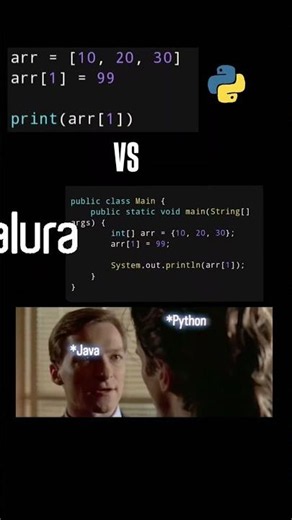 Python vs Java updating an array
