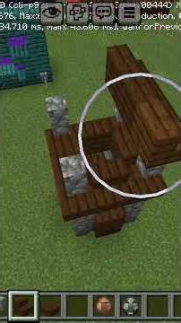 How to build mini Outpost in minecraft #minecraft #gaming #music #shorts