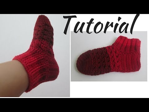 🔴 How to Crochet SOCKS - SUPER EASY TUTORIAL Step by Step #Crochet