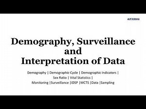 Demography, Surveillance and Interpretation of Data | Demographic cycle and indicators | Sampling