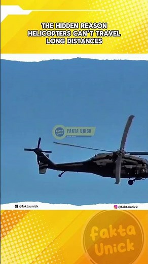 Kenapa Helikopter Tak Bisa Terbang Jauh Seperti Pesawat?