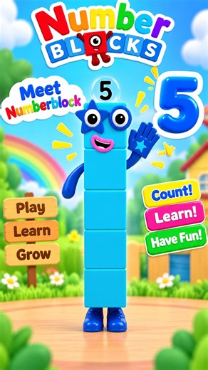 Meet Numberblock 5! Learn Numbers & Count | Number Blocks Toys #numberblocks #diy #asmr #numbers