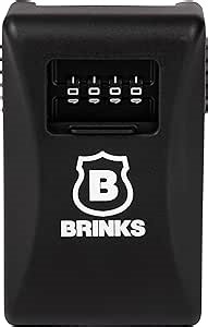 BRINKS - 80mm 4-Dial Resettable Combination Lock Box - Can Be Mounted on Any Solid Surface