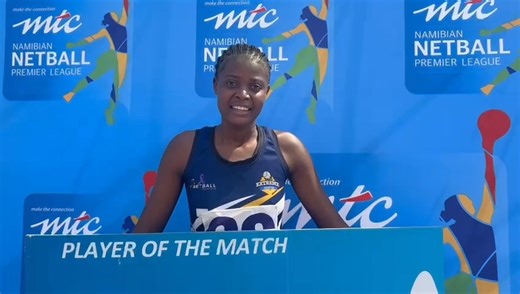 2.7K views · 49 reactions | Fair contest… Former Unam Jaguars goal shooter, now turning out for Extreme Eagles, Rejoice Kambonge, walked away with the Player of the Match accolade and described the clash against Namibian Navy as fair and competitive, after the two sides played to a draw in the ongoing MTC Netball Namibia Premier League. Video: Pricilla Mukokobi | New Era Newspaper | Facebook