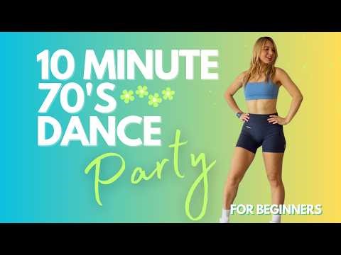 10 Minute 70s Dance Workout | Beginner-Friendly Workout at Home