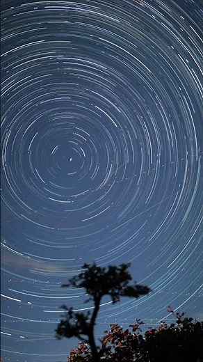 star trail #startrails #timelapse #astrophotography #nightsky