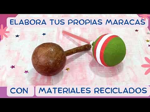 2 Easy Maraca Ideas with Recycled Materials | Musical Instruments with Recycled Materials | How t...