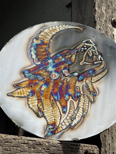 Tig Welding Art “ the Lone Wolf “ - Etsy