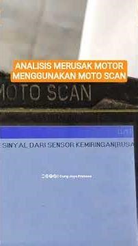 ANALISIS MERUSAK MOTOR MENGGUNAKAN MOTO SCAN #tutorial #bengkelmotor #shorts #viral #fypyoutube
