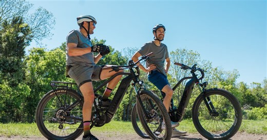 1,000-W full-suspension adventure ebike powers through city and trail
