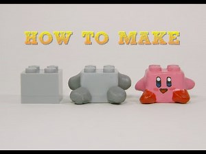 How to Make LEGO Kirby Minifigure (check description)