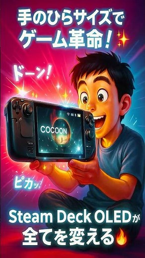 手のひらにフィットする最強のSteam Deck OLEDゲーミングPC登場！