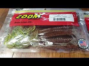 ZOOM Mag II and U-Tail Chartreuse Plastic Worm