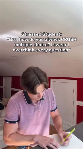 Gavin Yarbrough | Pre-Dental Mentor + Study Tips on Instagram: "Multiple Choice Mastery: Unconventional Hacks Struggling with multiple choice exams? 🤯 Here are 4 unconventional hacks to help you succeed: Hack #1: The “Similar-but-Different” Trick 🤔 When two options seem similar, but one is slightly more specific, the specific one is often correct. 🔍 Hack #2: Watch Out for “Absolute” Language 🚫 Options with words like “always” or “never” are often incorrect. However, if the question itself co