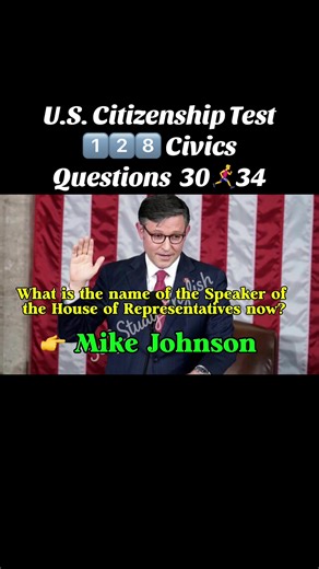 Questions: 30-34 U.S. Citizenship 1️⃣2️⃣8️⃣ Civics Test #citizen #uscis #dualcitizenship #citizenshiptest #128civicsquestions @Self.Study_English @Self.Study_English @Self.Study_English