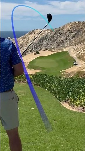 Hole 6 at #Quivira in Cabo San Lucas. Into the teeth of the wind! Guess what club I hit from 175yds?