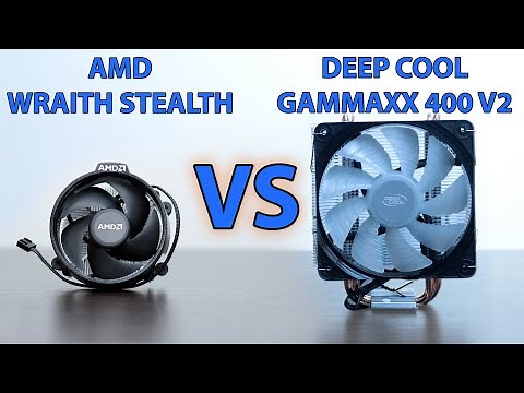 CPU temperature comparison: Deep Cool Gammaxx 400 V2 VS AMD Wraith Stealth