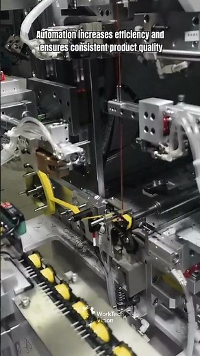 Automated assembly line process with precision industrial components