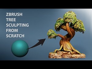 Zbrush sculpting THE TREE Timelapse