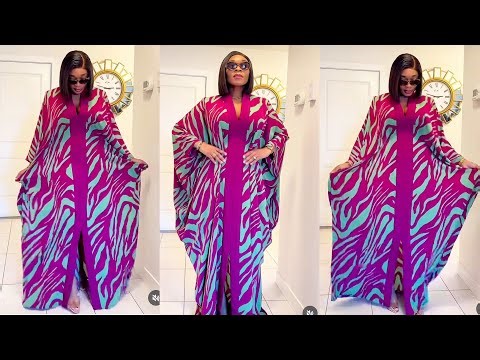 Cowl kaftan cutting and stitching 