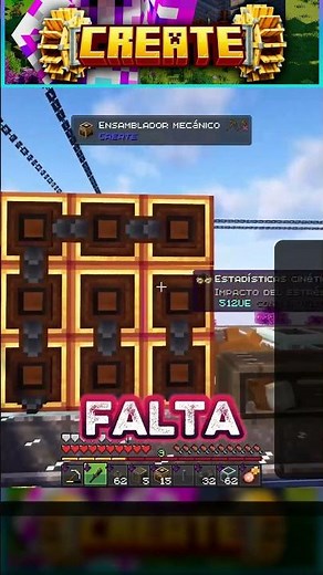 hacemos CRAFTEO AUTOMATICO mod Create en Minecraft Survival | episodio 31 #short 3