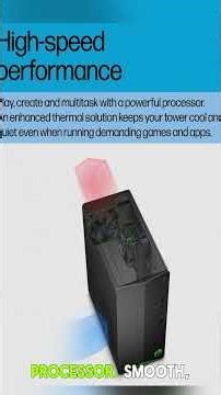 HP Desktop Computers Tower PC, i7-11700F, 32GB DDR4 RAM, 1TB PCIe SSD, GeForce GT 610 2GB, WiFi 6