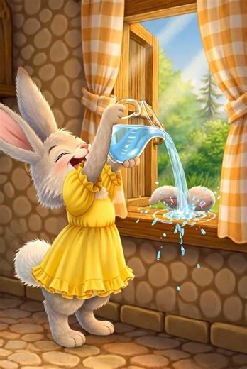 “Bunny’s Cute Love Trick” 🐰💖 #shorts #funny #cartoon