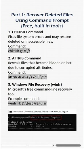 Learn how to recover deleted files from any flash drive quickly and safely. #flashdrive #recovery