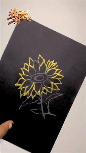 How to Draw a Sunflower 🌻 Easy Drawing Tutorial