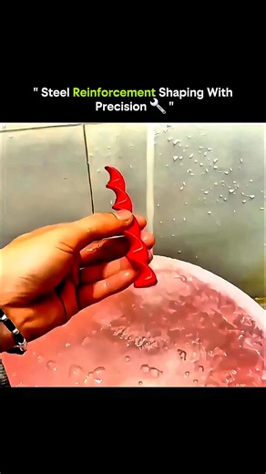 SCIENCE | FACTS | KNOWLEDGE on Instagram: "This is steel reinforcement shaping — where raw strength meets precision engineering. 🏗️⚙️ Every bend, angle, and curve is calculated, not guessed. Reinforcement steel (rebar) isn’t shaped for looks. It’s shaped to control forces. When concrete hardens, it becomes strong in compression but weak in tension. Steel reinforcement absorbs those tensile forces, preventing cracks and structural failure. 🔬 Precision matters. Incorrect bend radius can weaken s